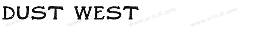 DUST WEST字体转换